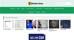 Desktop Screenshot of dinheirodicas.com